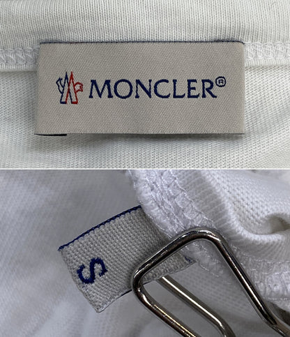 MONCLER 長袖Ｔシャツ メッシュ切替ロゴカットソー メンズ SIZE S モンクレール