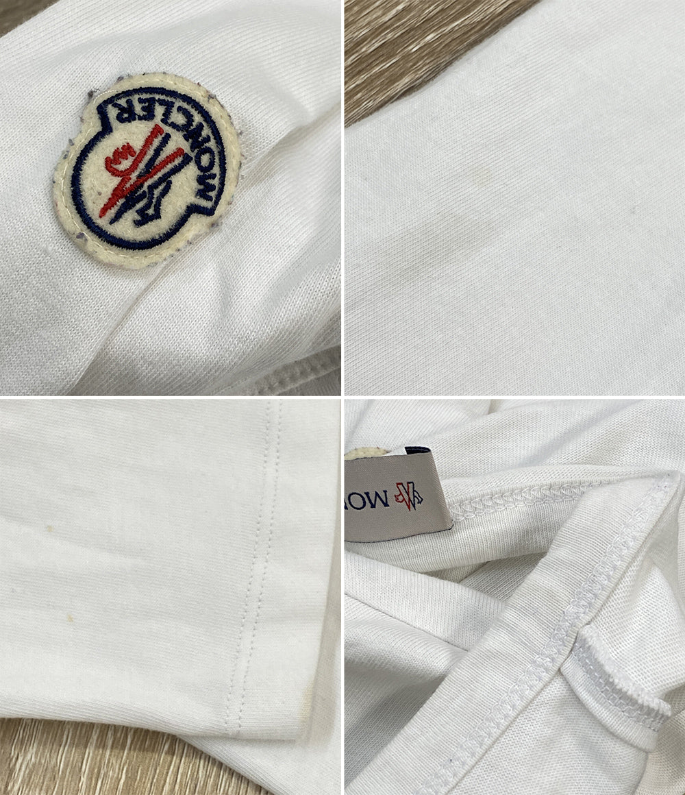 MONCLER 長袖Ｔシャツ メッシュ切替ロゴカットソー メンズ SIZE S モンクレール