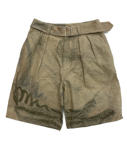 yoke ヨーク ショートパンツ JACQUARD BELTED WIDE SHORTS 22ss メンズ SIZE 1