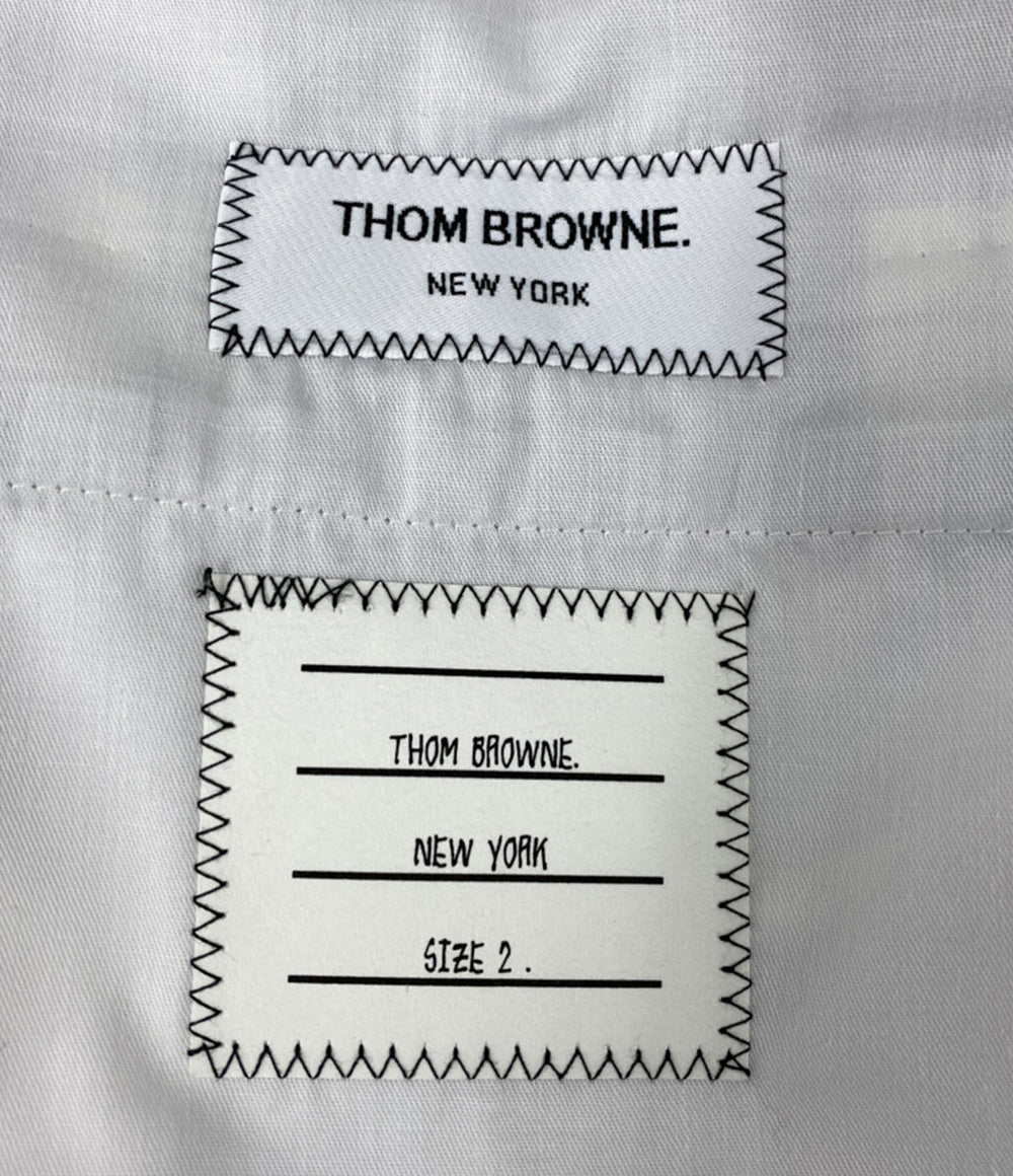 美品 THOM BROWNE パンツ BELT LOOP TROUSER IN TB TARTAN SCHOOL UN メンズ トムブラウン