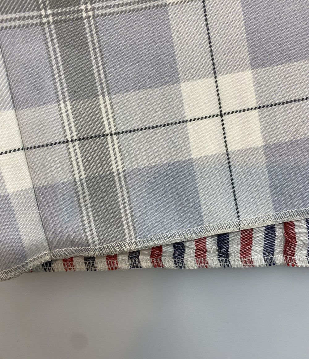 美品 THOM BROWNE パンツ BELT LOOP TROUSER IN TB TARTAN SCHOOL UN メンズ トムブラウン