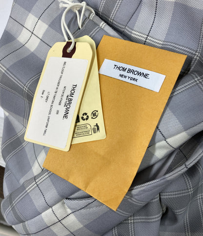 美品 THOM BROWNE パンツ BELT LOOP TROUSER IN TB TARTAN SCHOOL UN メンズ トムブラウン