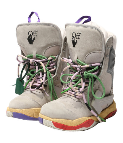 OFF-WHITE スノーブーツ HIGH TOP SNOW BOOTS レディース SIZE 37 オフホワイト
