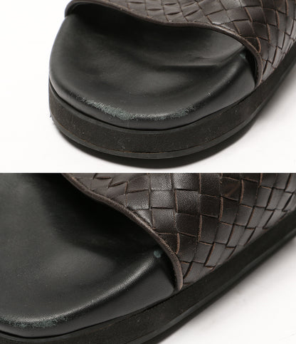 BOTTEGA VENETA イントレチャート スライドサンダル メンズ SIZE 43 ボッテガヴェネタ