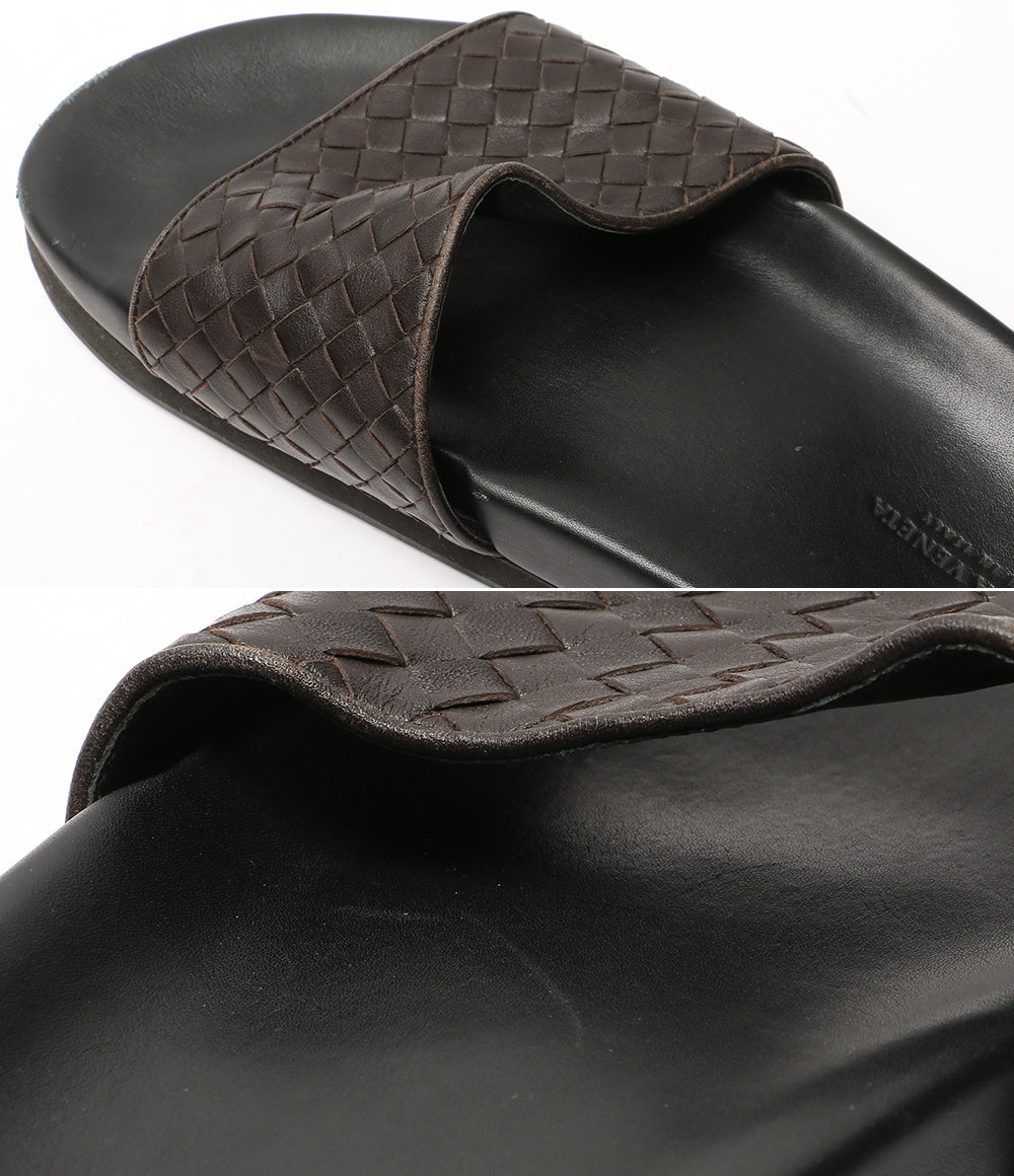 BOTTEGA VENETA イントレチャート スライドサンダル メンズ SIZE 43 ボッテガヴェネタ