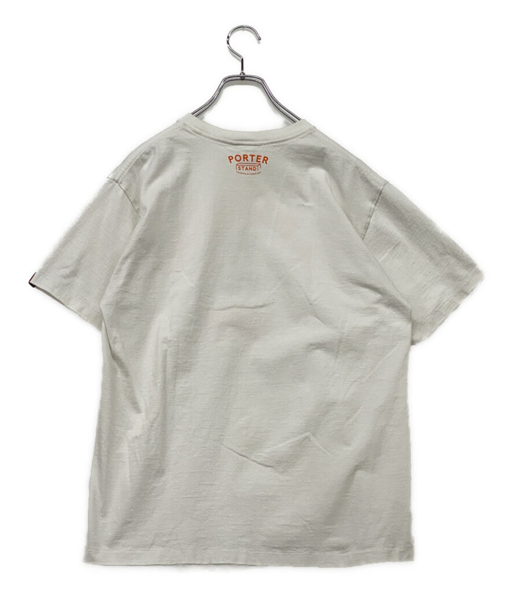 A BATHING APE×PORTER ポーター 半袖Ｔシャツ アーチロゴプリントTEE メンズ SIZE L アベイシングエイプ