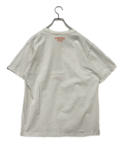 A BATHING APE×PORTER ポーター 半袖Ｔシャツ アーチロゴプリントTEE メンズ SIZE L アベイシングエイプ