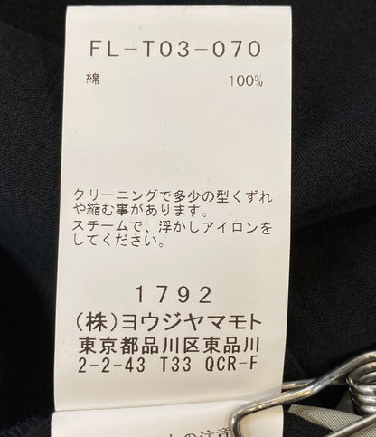 美品 YOHJI YAMAMOTO FEMME 長袖Ｔシャツ HIGH TWISTED JERSEY LS ROUND NECK T 25AW FL-T03-070 レディース SIZE 2 ヨウジヤマモトファム
