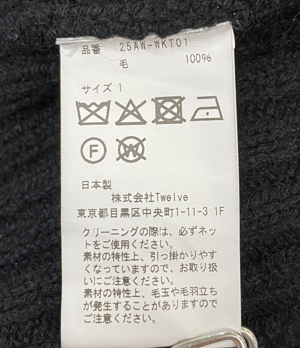 PRODUCT TWELVE プロダクトトゥエルブ カーディガン CROPPED CARDIGAN 25AW レディース SIZE 1