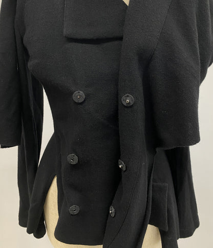 YOHJI YAMAMOTO FEMME COLLECTIONS ニットジャケット SOFT WOLLEN 1 14 STOLE DETAIL JACKET 25AW FL-J60-106-1 レディース SIZE 1 ヨウジヤマモト