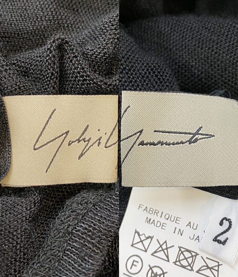 YOHJI YAMAMOTO FEMME リネン変形カットソー 25SS FP-T64-373 レディース SIZE 2 ヨウジヤマモトファム