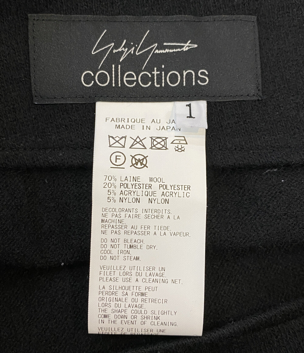 YOHJI YAMAMOTO FEMME COLLECTIONS コレクションズ スカート SOFT WOLLEN 1 14 B FOLDED DETAIL SKIRT 25AW レディース SIZE 1 ヨウジヤマモトファム