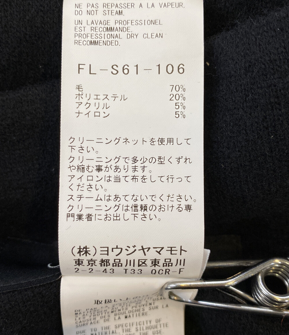 YOHJI YAMAMOTO FEMME COLLECTIONS コレクションズ スカート SOFT WOLLEN 1 14 B FOLDED DETAIL SKIRT 25AW レディース SIZE 1 ヨウジヤマモトファム