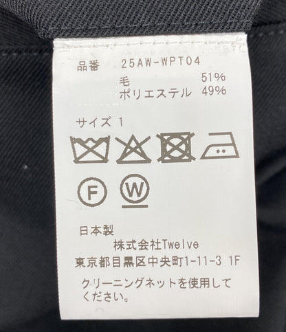 PRODUCT TWELVE プロダクトトゥエルブ パンツ BELTED 4TUCK SHORTS 25AW WPT04 レディース SIZE 1