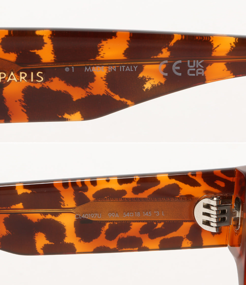 美品 CELINE サングラス LEOPARD CL40197U レディース セリーヌ