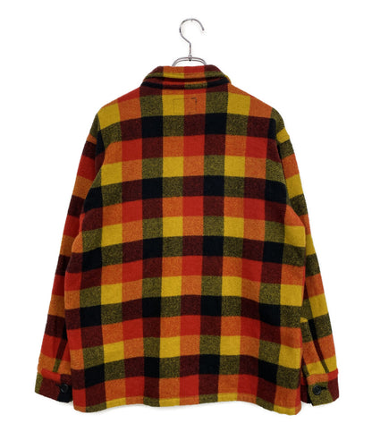 archive／A BATHING APE アベイシングエイプ ウールチェックCPOシャツジャケット 90-00S メンズ SIZE L アルシーヴ