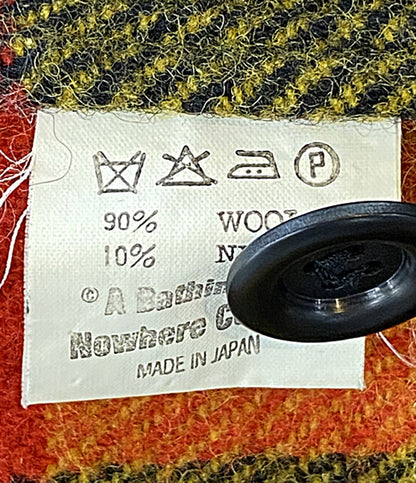 archive／A BATHING APE アベイシングエイプ ウールチェックCPOシャツジャケット 90-00S メンズ SIZE L アルシーヴ