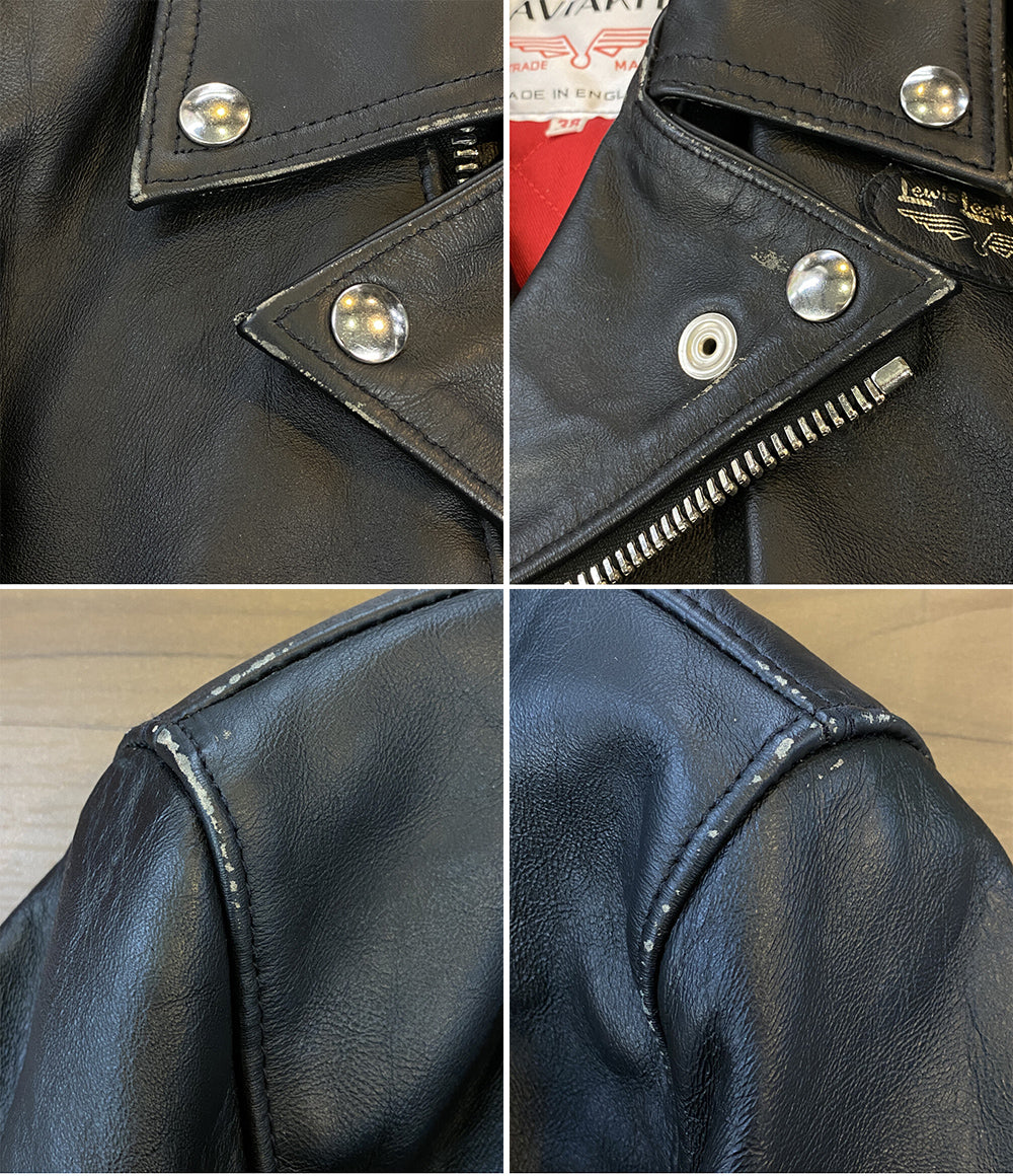 COMME des GARCONS × LEWIS LEATHERS ルイスレザーズ ダブルライダースジャケット KZ-J001 メンズ SIZE 38 コムデギャルソン