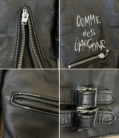COMME des GARCONS × LEWIS LEATHERS ルイスレザーズ ダブルライダースジャケット KZ-J001 メンズ SIZE 38 コムデギャルソン