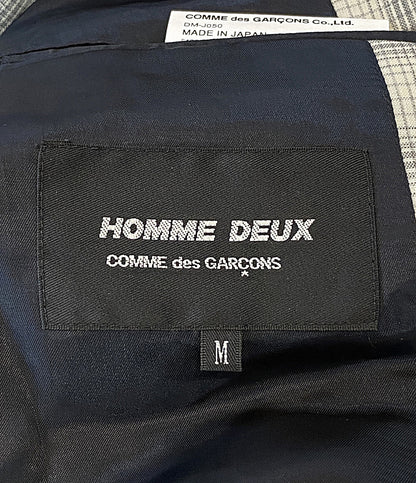 美品 COMME des GARCONS HOMME DEUX オムドゥ テーラードジャケット 24SS DM-J050 メンズ SIZE M コムデギャルソン