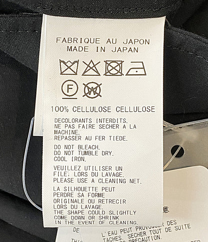 YOHJI YAMAMOTO POUR HOMME 長袖シャツ CELLLOSE LAWN BACK OPEN BLOUSE 25AW HL-B06-200 メンズ SIZE 2 ヨウジヤマモトプールオム