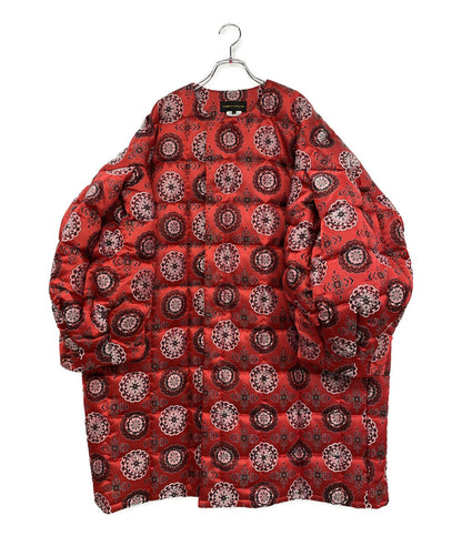 COMME des GARCONS 総柄中綿コート 25SS GO-J034 レディース SIZE L コムデギャルソン