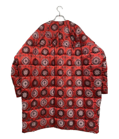 COMME des GARCONS 総柄中綿コート 25SS GO-J034 レディース SIZE L コムデギャルソン