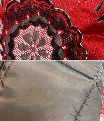 COMME des GARCONS 総柄中綿コート 25SS GO-J034 レディース SIZE L コムデギャルソン