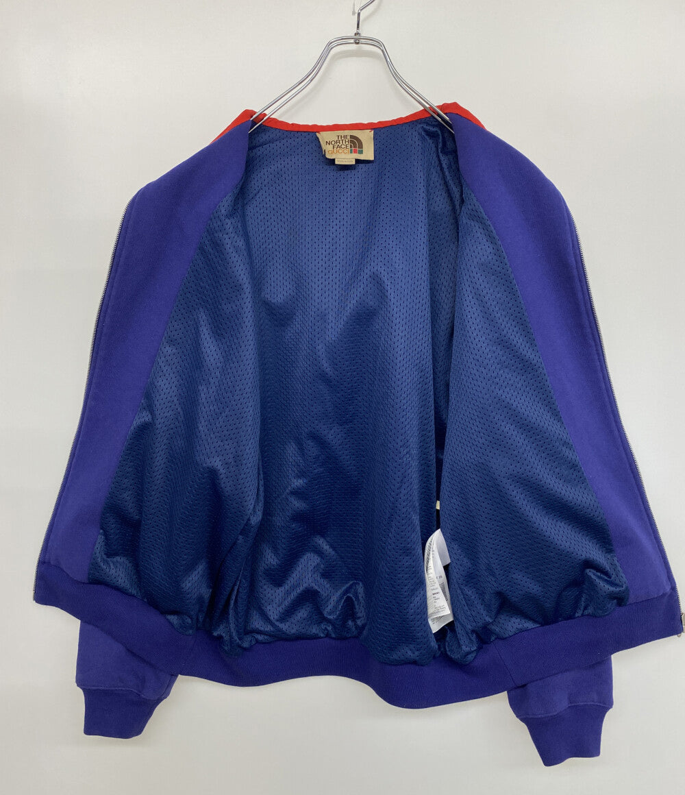 THE NORTH FACE×GUCCI グッチ バイカラージップアップパーカー 671462 メンズ SIZE S ザ・ノースフェイス