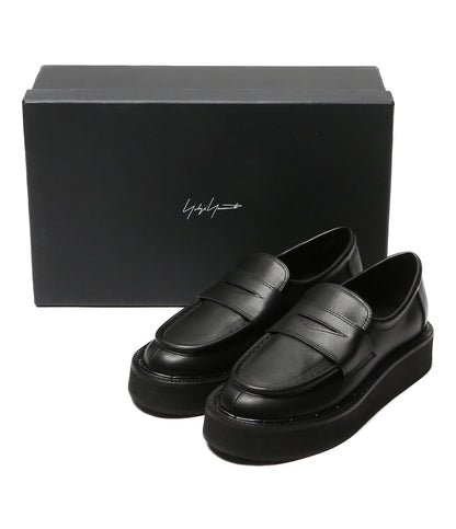 美品 REGULATION Yohji Yamamoto レギュレーションヨウジヤマモト プラットフォームローファー 23AW FM-E55-760 レディース SIZE 2