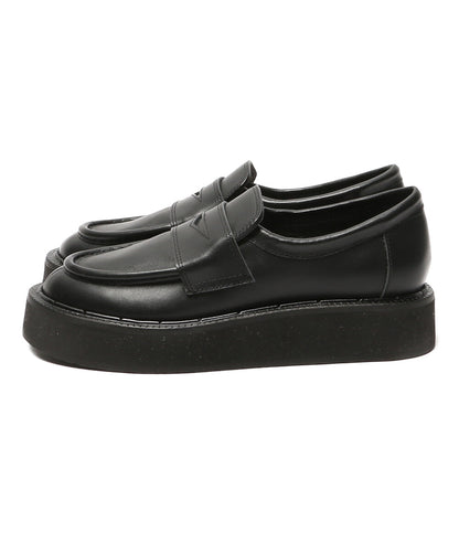 美品 REGULATION Yohji Yamamoto レギュレーションヨウジヤマモト プラットフォームローファー 23AW FM-E55-760 レディース SIZE 2