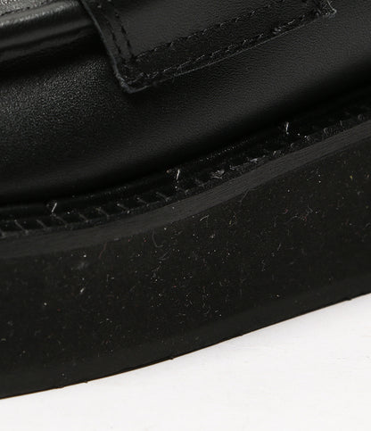 美品 REGULATION Yohji Yamamoto レギュレーションヨウジヤマモト プラットフォームローファー 23AW FM-E55-760 レディース SIZE 2