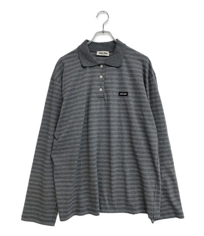MIU MIU BOX LOGO POLO 24SS メンズ SIZE L ミュウ ミュウ