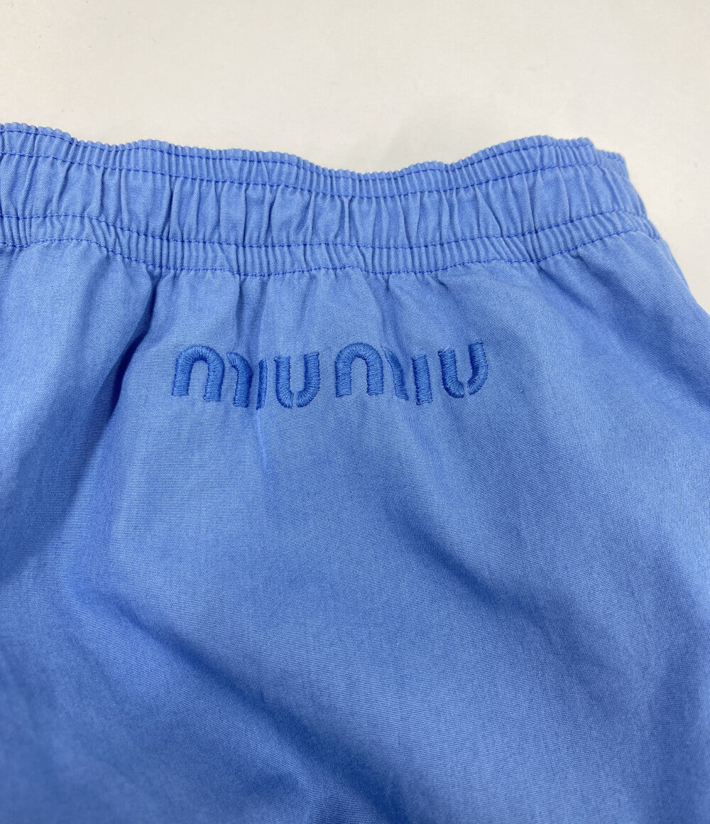 MIU MIU ポプリンパジャマパンツ MP1829 レディース SIZE 40 ミュウ ミュウ