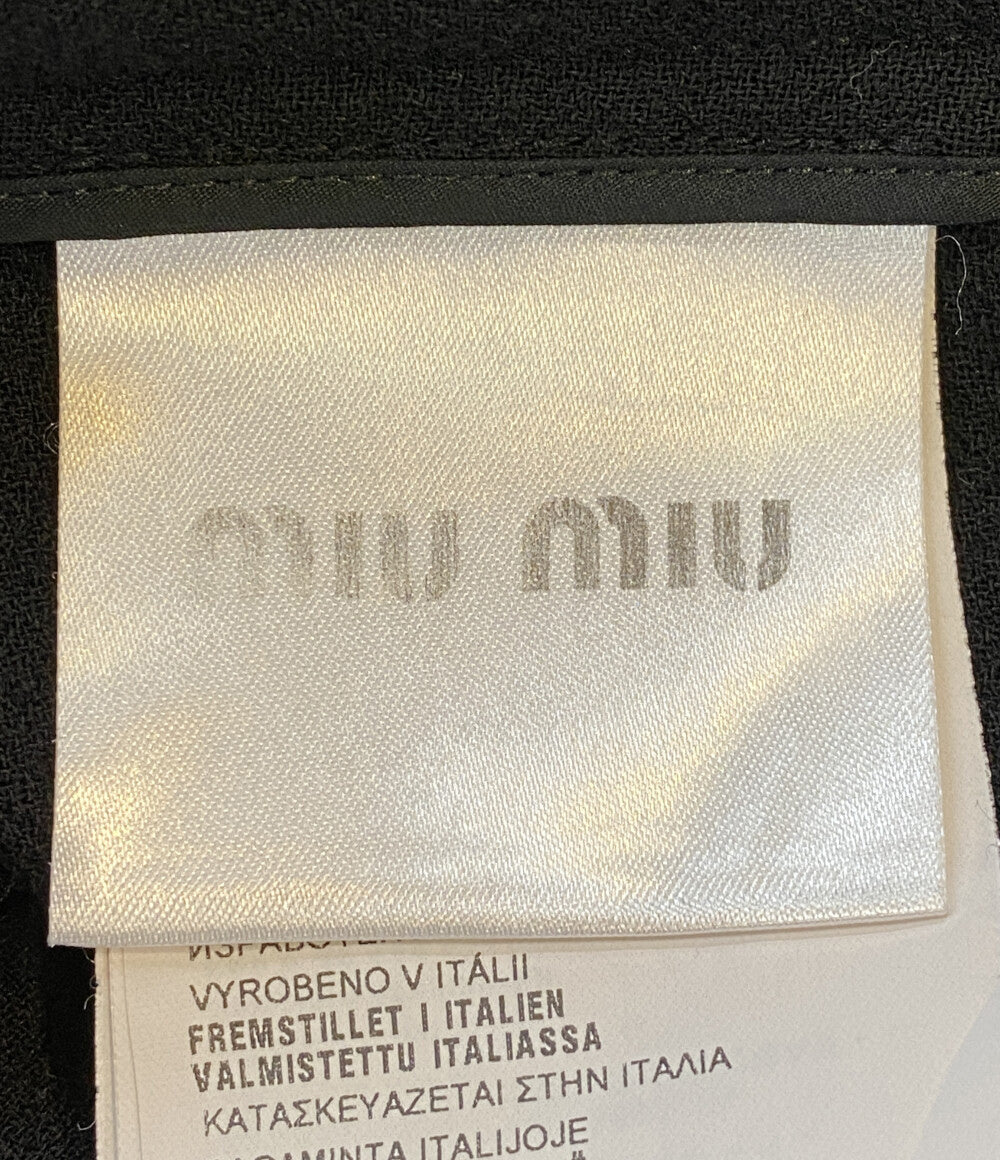 MIU MIU フリルスカート レディース SIZE 42 ミュウ ミュウ
