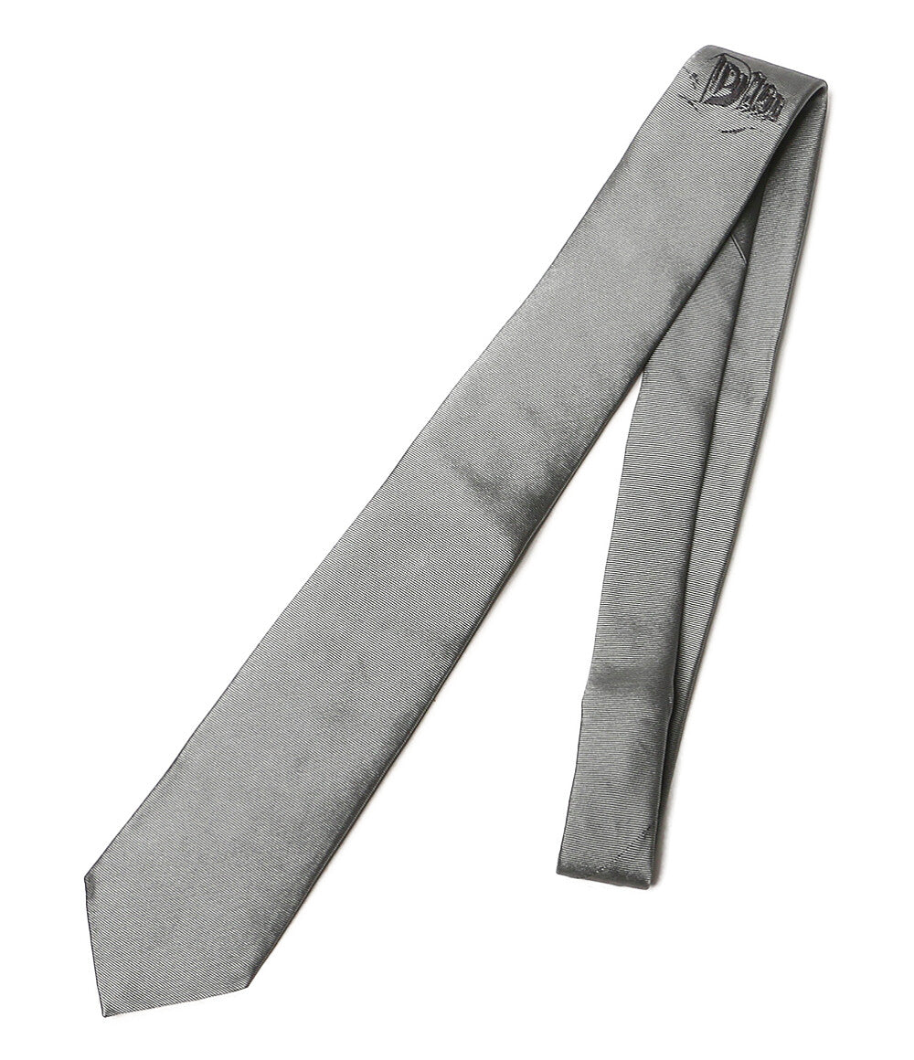 美品 Dior HOMME ネクタイ グラフィックロゴ刺繍ネクタイ メンズ ディオールオム