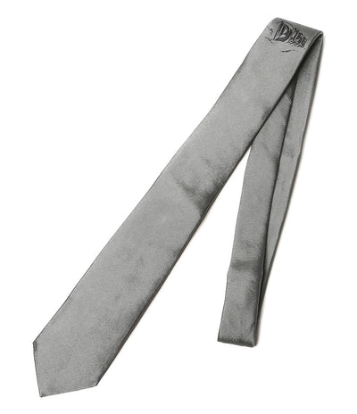 美品 Dior HOMME ネクタイ グラフィックロゴ刺繍ネクタイ メンズ ディオールオム