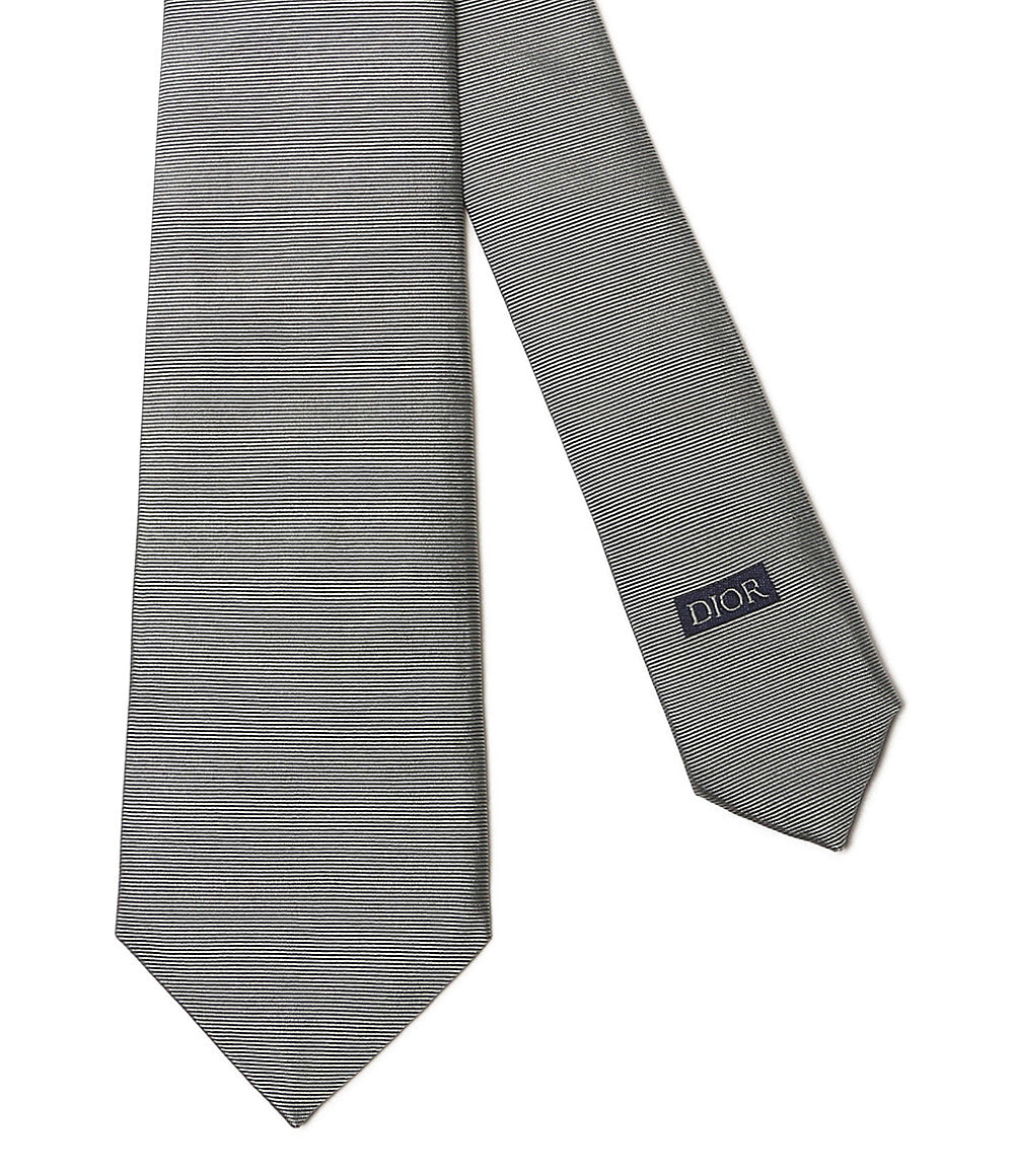 美品 Dior HOMME ネクタイ グラフィックロゴ刺繍ネクタイ メンズ ディオールオム