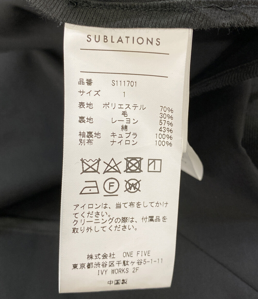 SUBLATIONS ジャケット COVERED POCKET TAILOREDJACKET S111701 メンズ SIZE 1 サブレーション