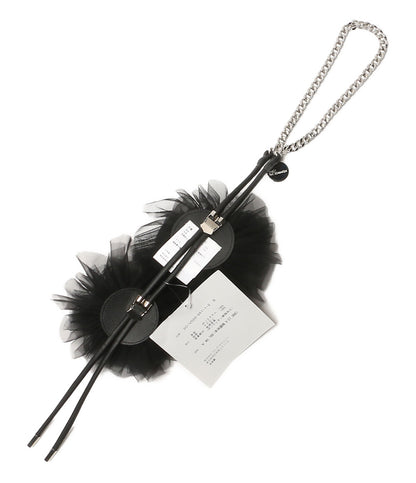美品 noir kei ninomiya ナイロンチュール フラワーコサージュ ループタイ 25SS 3O-V020 レディース SIZE S ノワールケイニノミヤ