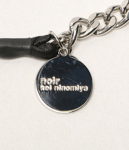 美品 noir kei ninomiya ナイロンチュール フラワーコサージュ ループタイ 25SS 3O-V020 レディース SIZE S ノワールケイニノミヤ