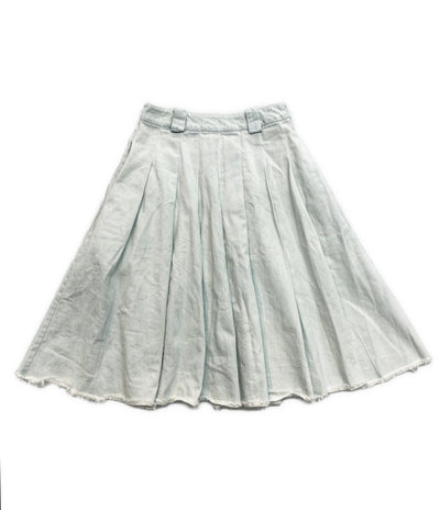 MIU MIU カットオフプリーツスカート レディース SIZE S ミュウ ミュウ