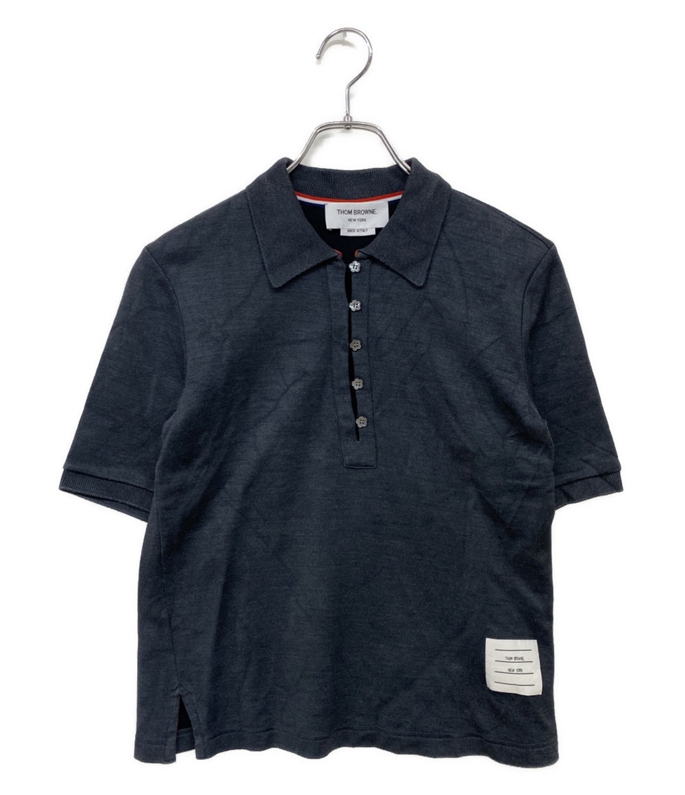 THOM BROWNE ポロシャツ フラワーボタン ポロ FJP062A-05596415 レディース SIZE 40 トムブラウン