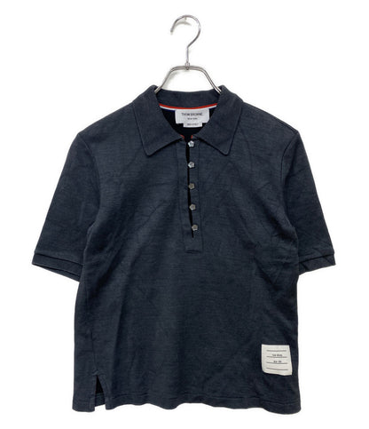 THOM BROWNE ポロシャツ フラワーボタン ポロ FJP062A-05596415 レディース SIZE 40 トムブラウン