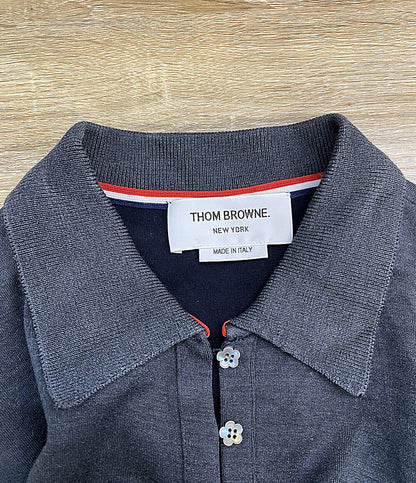 THOM BROWNE ポロシャツ フラワーボタン ポロ FJP062A-05596415 レディース SIZE 40 トムブラウン