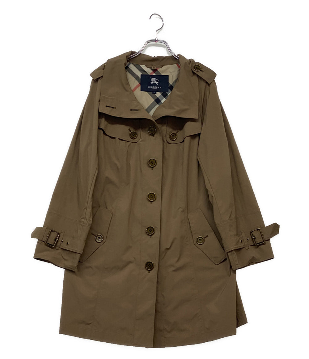 BURBERRY London ノバチェック ファーデザインダウンコート 00s レディース SIZE 44 バーバリーロンドン