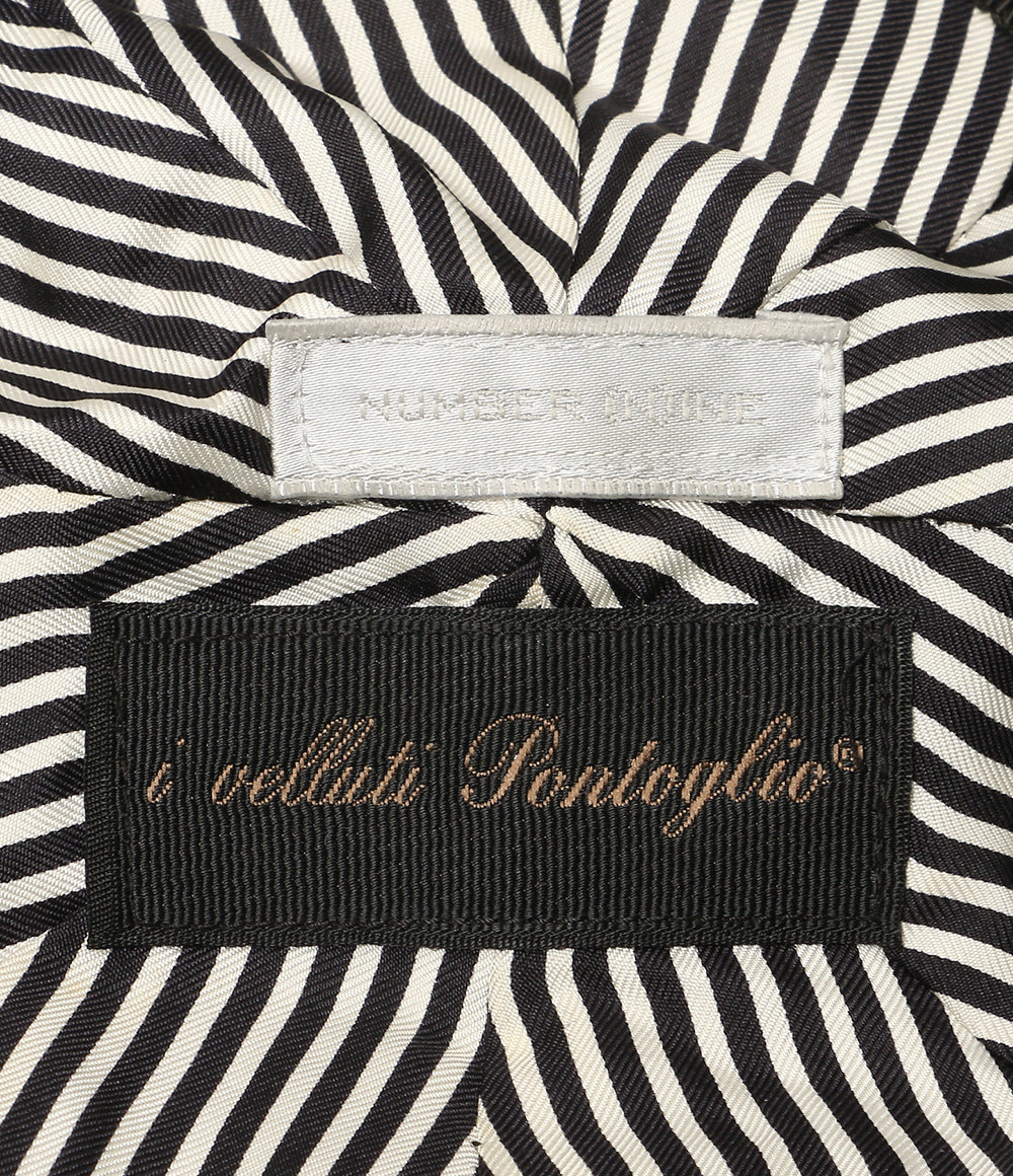 NUMBER (N)INE ナンバーナイン アーカイブ velluti pontoglio ベロアキャスケット レディース SIZE LARGE