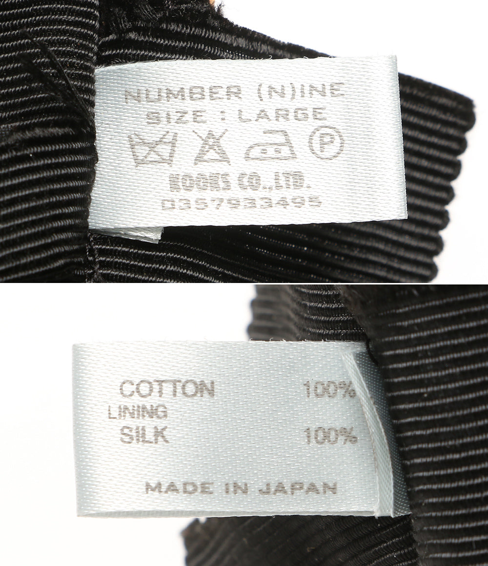 NUMBER (N)INE ナンバーナイン アーカイブ velluti pontoglio ベロアキャスケット レディース SIZE LARGE