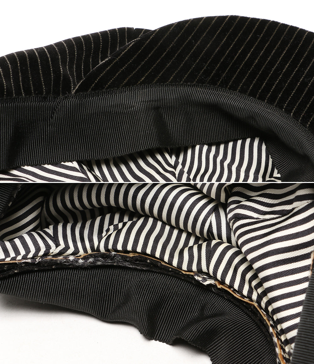 NUMBER (N)INE ナンバーナイン アーカイブ velluti pontoglio ベロアキャスケット レディース SIZE LARGE