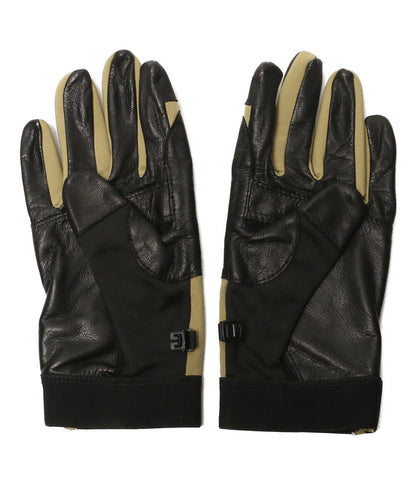 STONE ISLAND レザーコンビグローブ レディース SIZE M ストーンアイランド